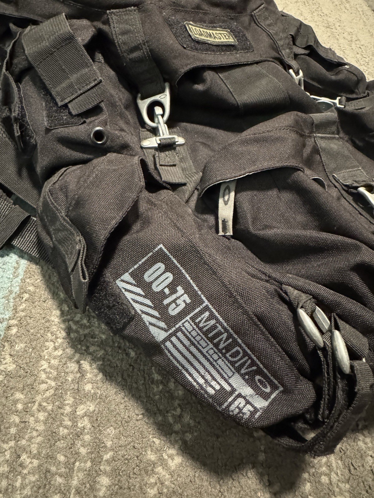 VTG Oakley AP Pack Backpack Tactical Field Gear SI Mountain Div Black Y2K Rare