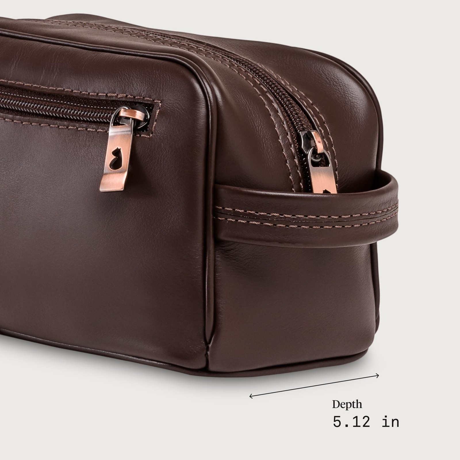 Nordweg Leather Toiletry Bag NW092 – Waterproof Lining, Internal and External