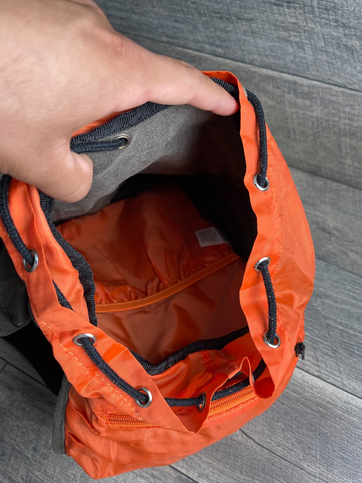 Superdry Mountain Scoutpack Bag Gray Adjustable Straps Traveling Hiking Camping