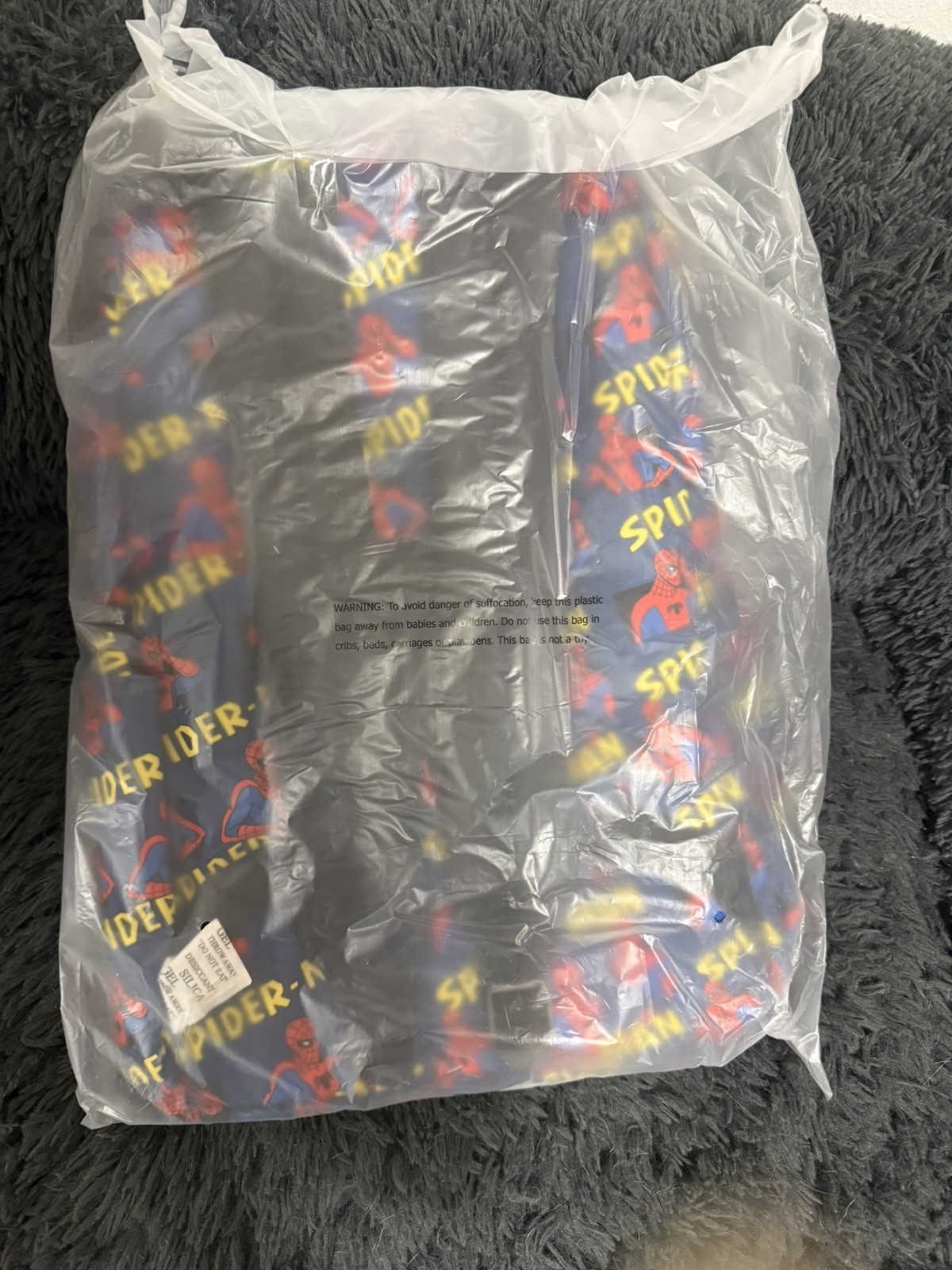 Marvel Spider-Man Classic All Over Print Square Nylon Backpack Loungefly