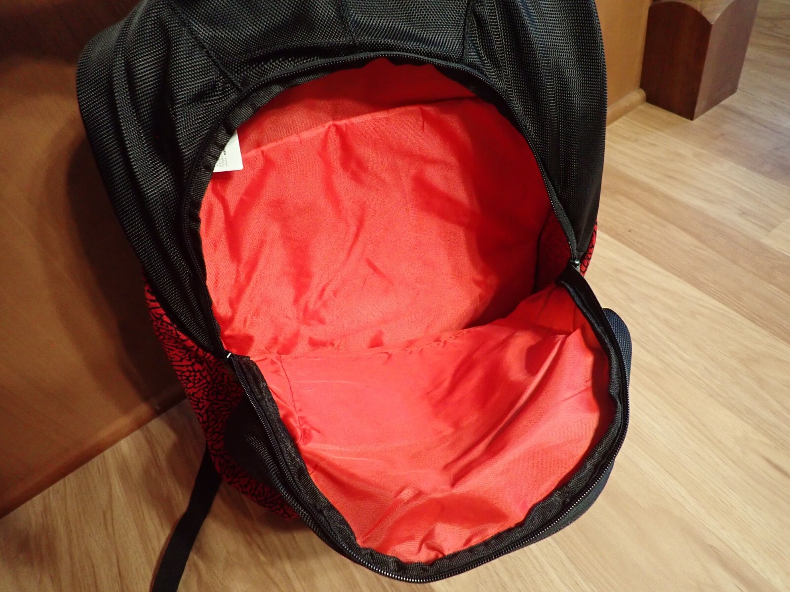 Nike Air Jordan Jumpman Backpack Elephant Pattern Black Red Laptop Basketball