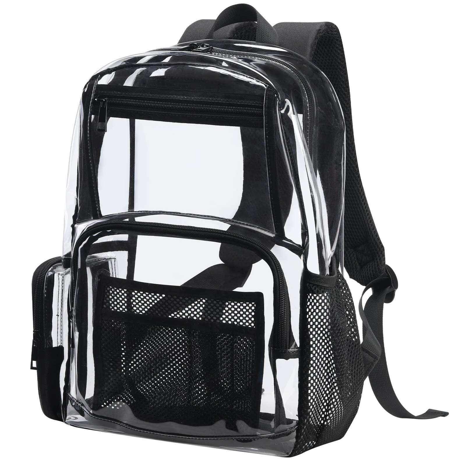 18Inches XLarge Clear Backpack – Transparent Bookbag for School Stadium TSA