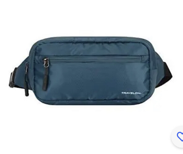 Travelon World Travel Essentials Convertible Sling/Waist Pack Peacock Teal @