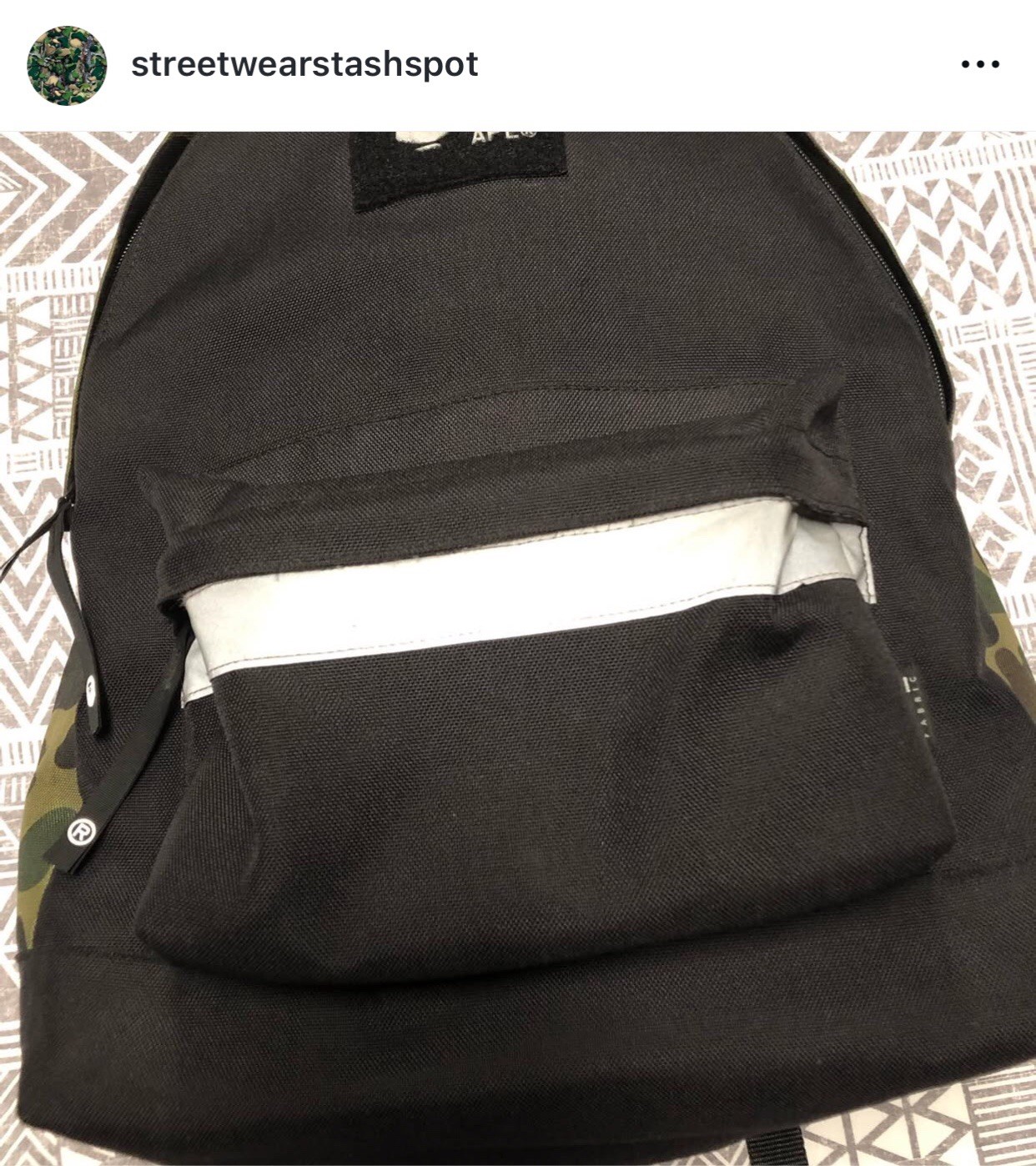 A Bathing Ape Bape 1st Camo Backpack Size Free