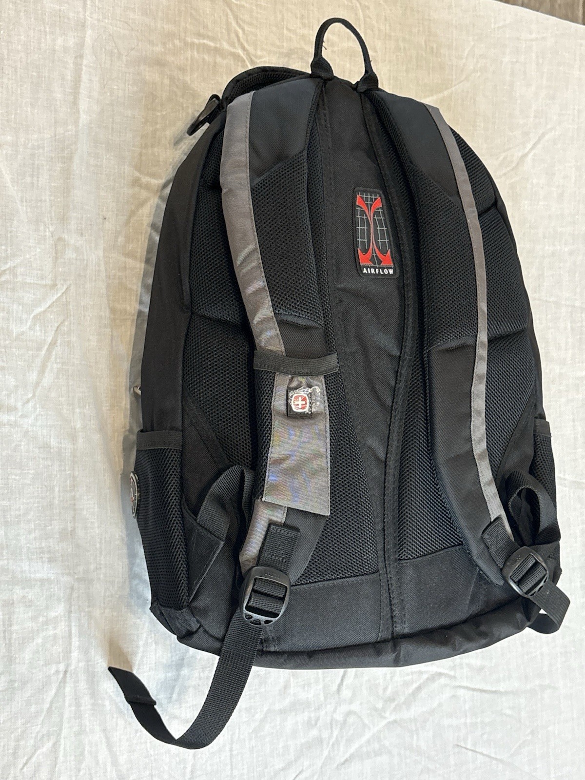 Swiss Gear Airflow Laptop Backpack Heavy Duty Travel Multi Pockets Pre-owned