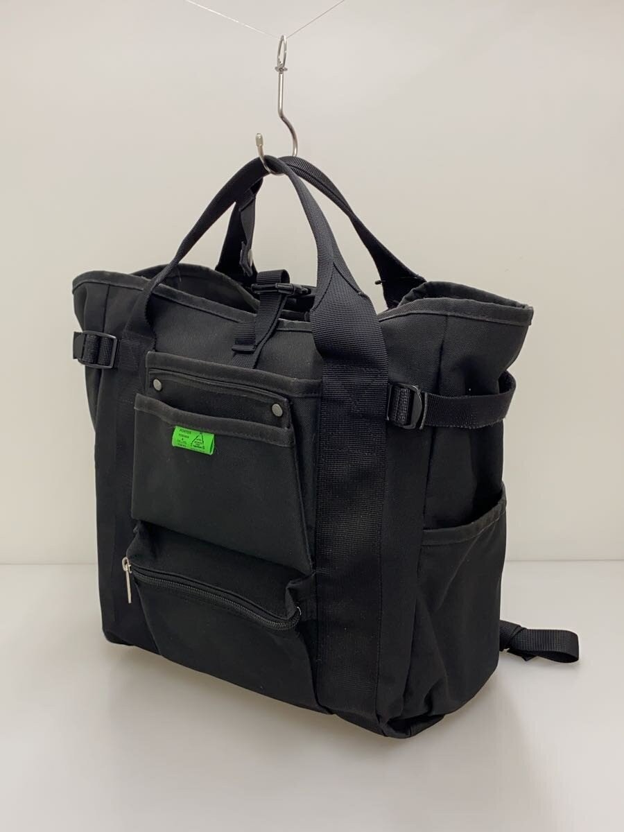 Authentic Brand Porter Backpack Black 16cm Depth 37cm Height 34cm Width