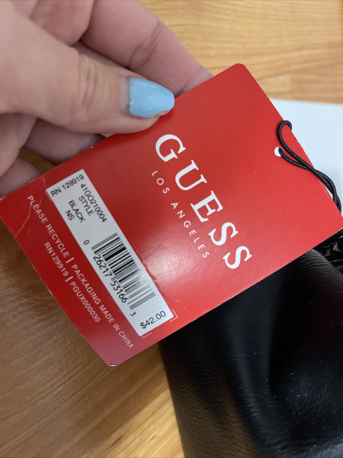 NEW GUESS Brand Pouch Toiletry Case Black