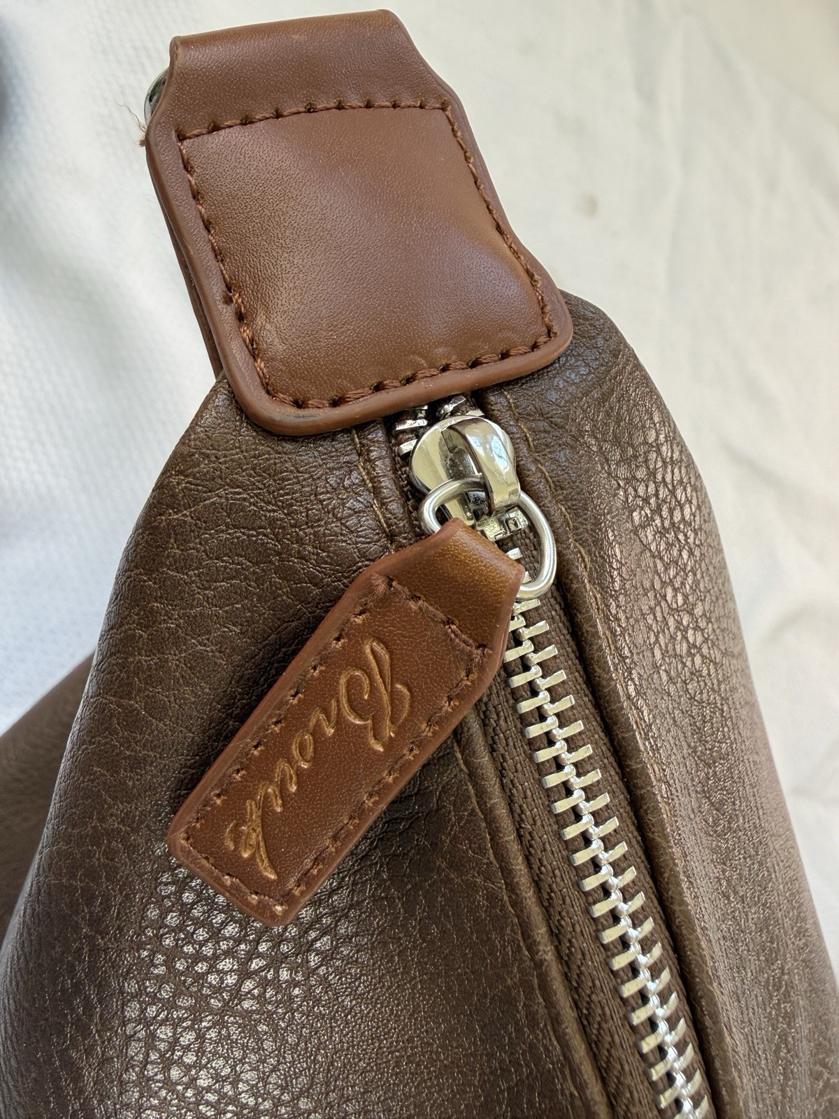 Brouk & Co Alpha Duffel Bag Chocolate Brown