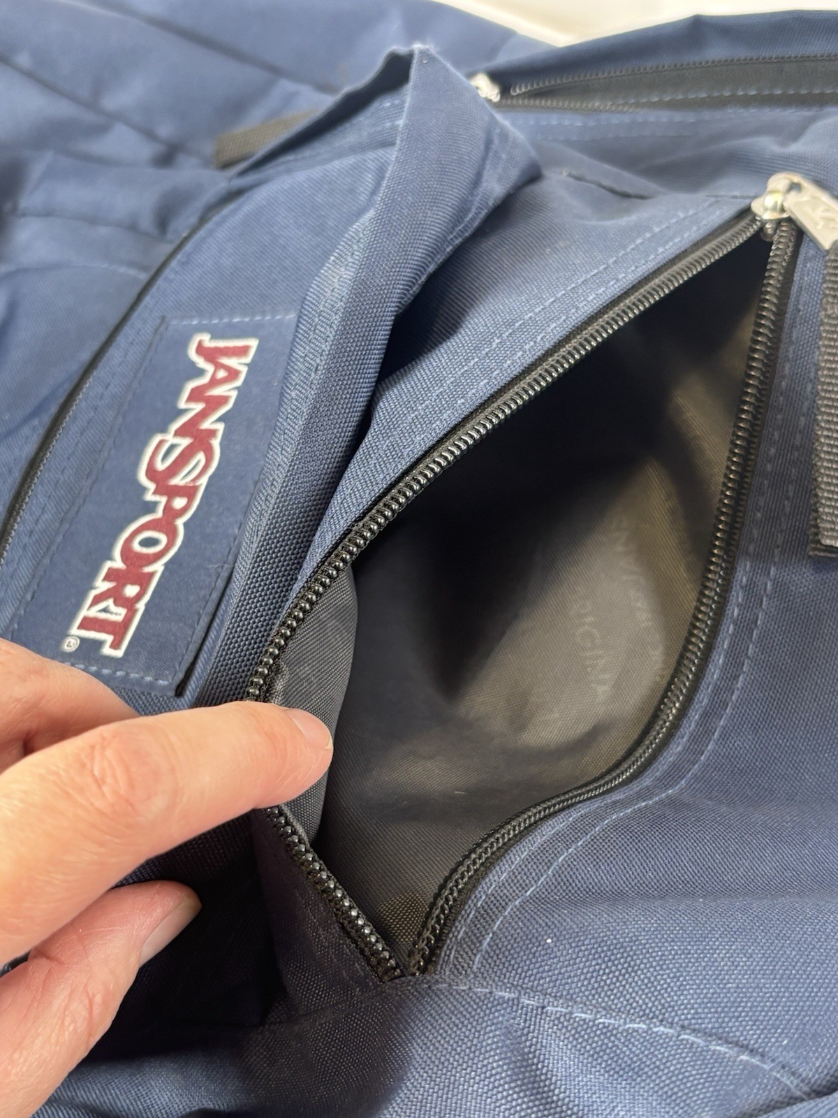 JanSport Big Student Large Backpack Style Navy Blue JS0A47JK