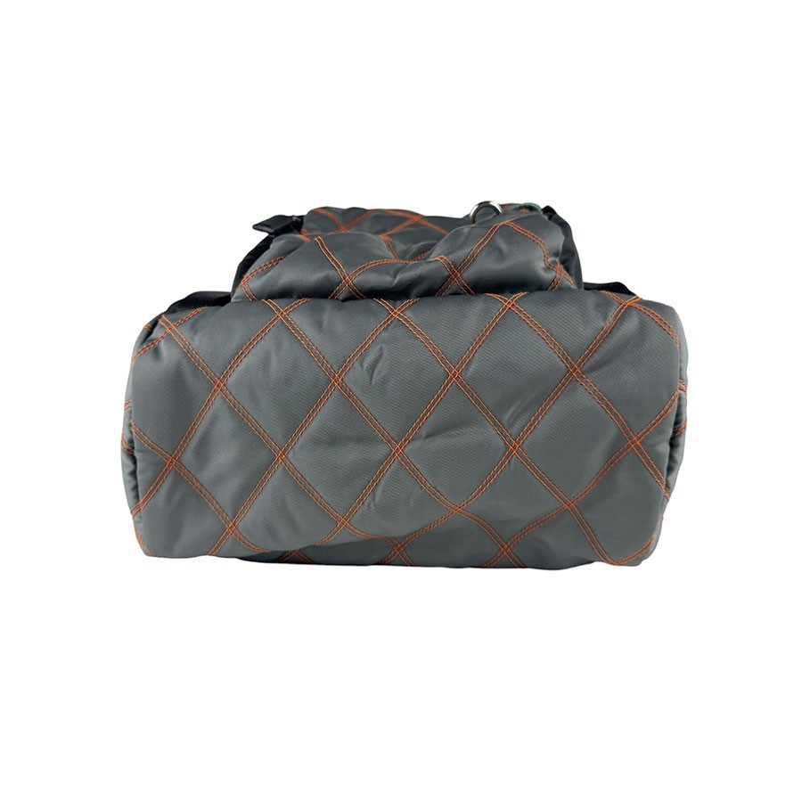 Auth PRADA Backpack Black/Multicolor Nylon/Leather – z9824