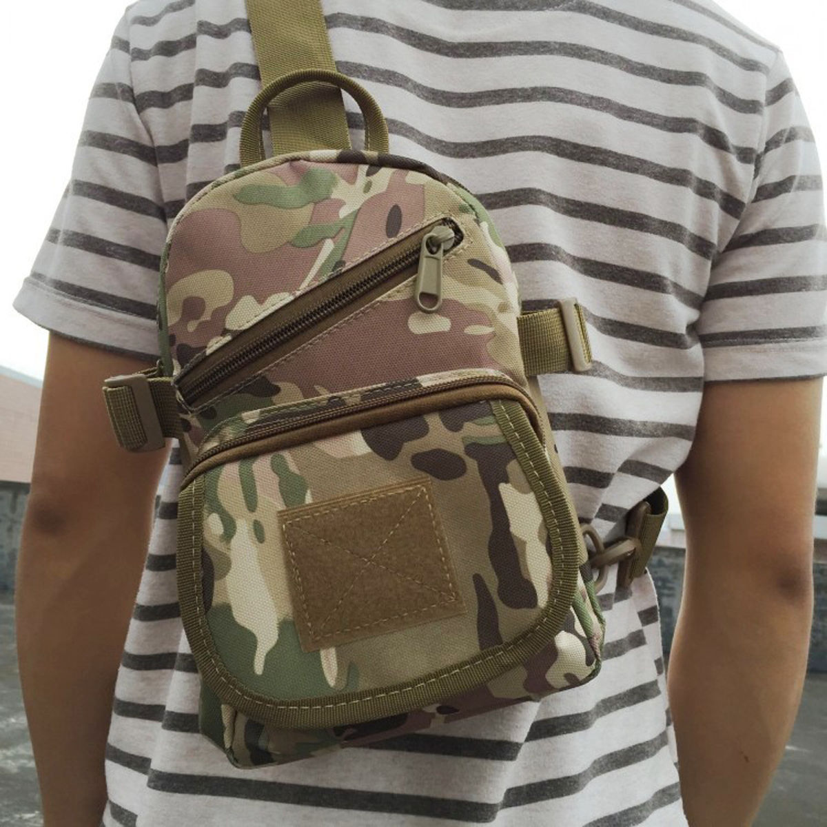 Men Shoulder Bag Messenger Hamburg Chest Pack Military Tactical Cycle Bag