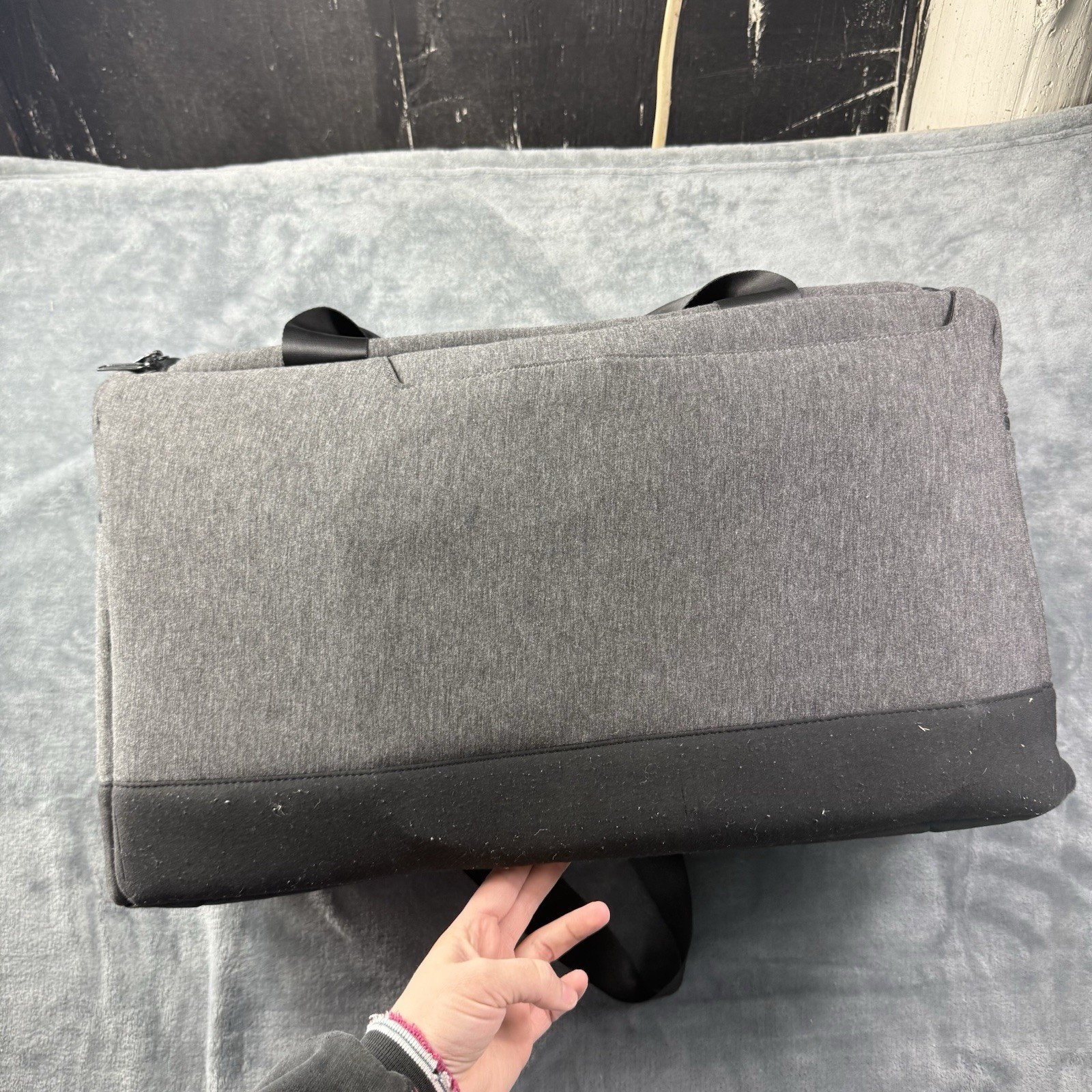 Private Label CARRY ON TRAVEL BAG Limited Edition Duffle Bag Gray Black