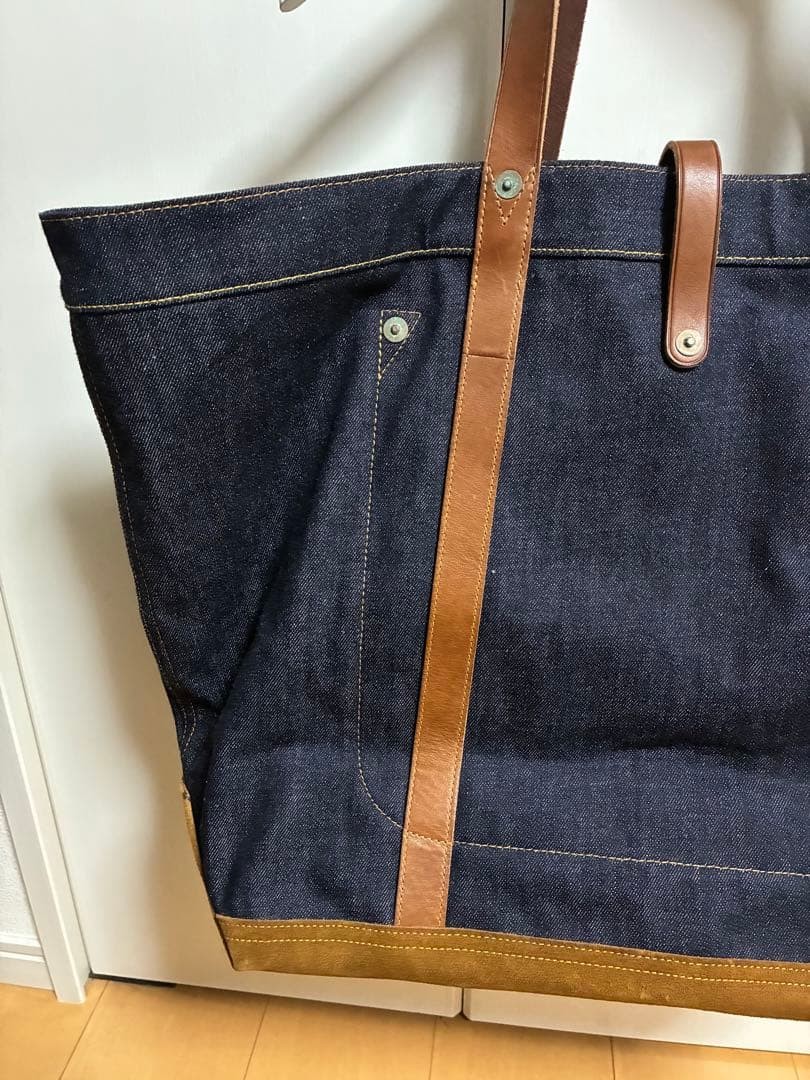 RRL Indigo Denim Tote Bag