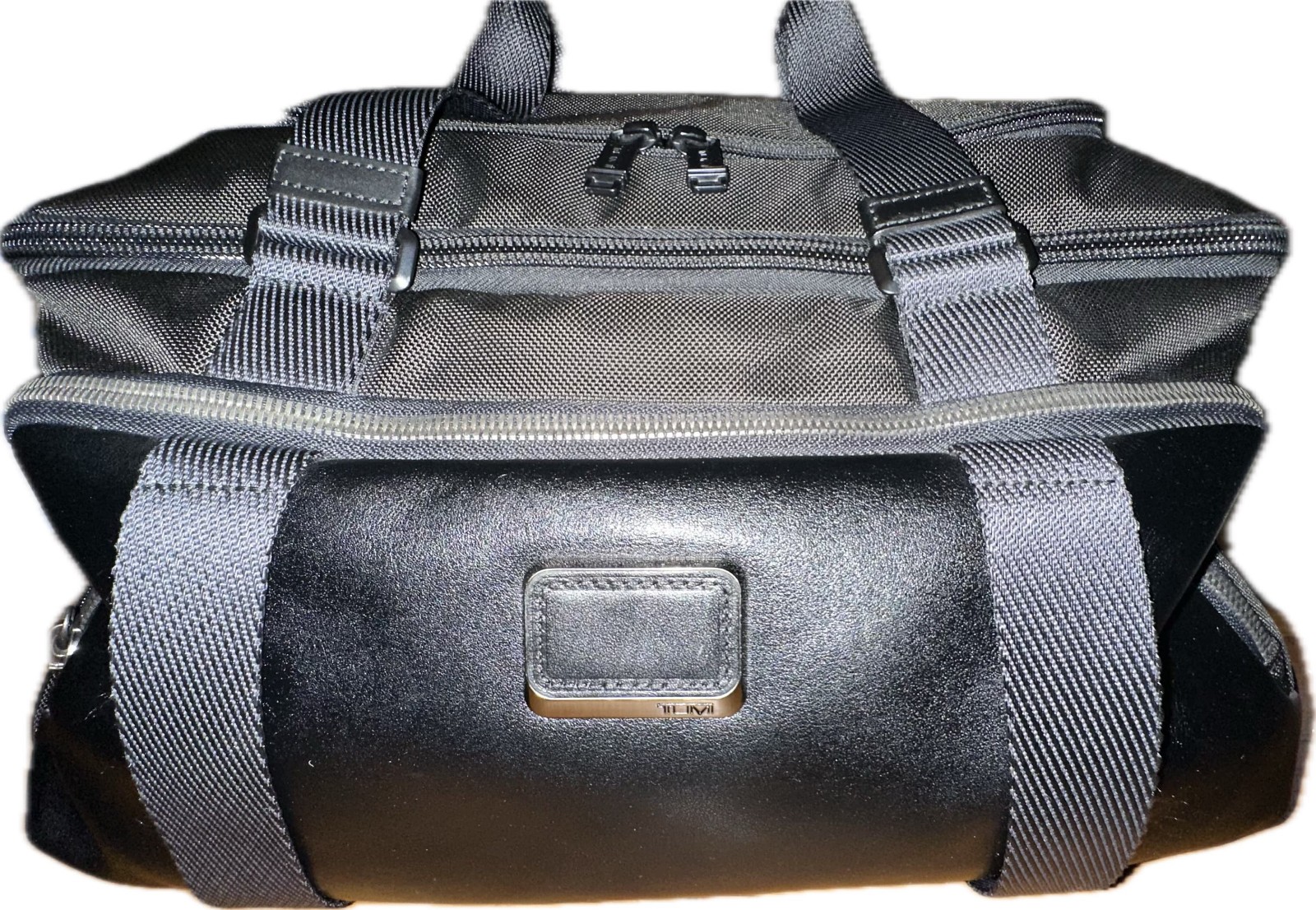 Tumi McCoy Gym Bag Alpha Bravo Black Ballistic Nylon Shoulder Duffel Duffle READ