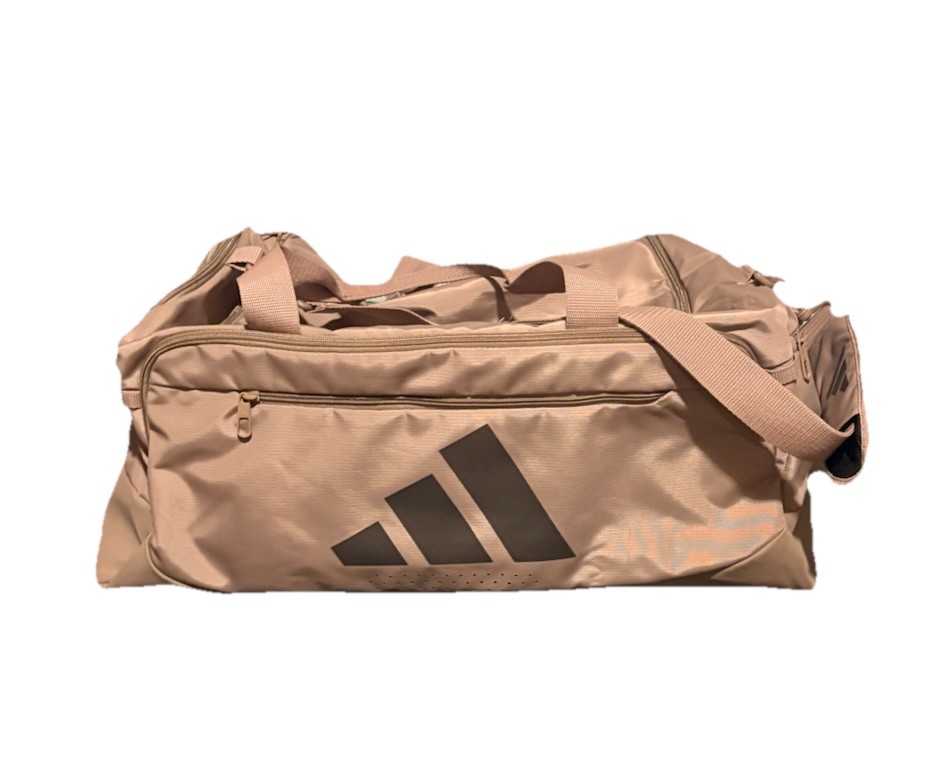 Adidas Defender 5 Brown On Brown Medium Duffle Travel Bag