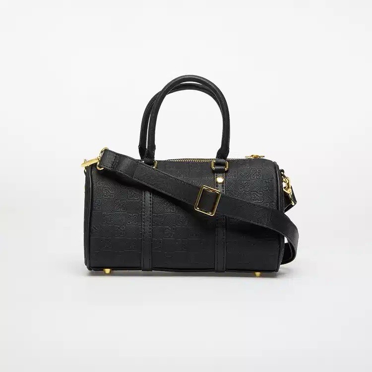 NEW Nike Air Jordan Jumpman Monogram Mini Duffle Bag 3L Black Gold MA9169-K5X