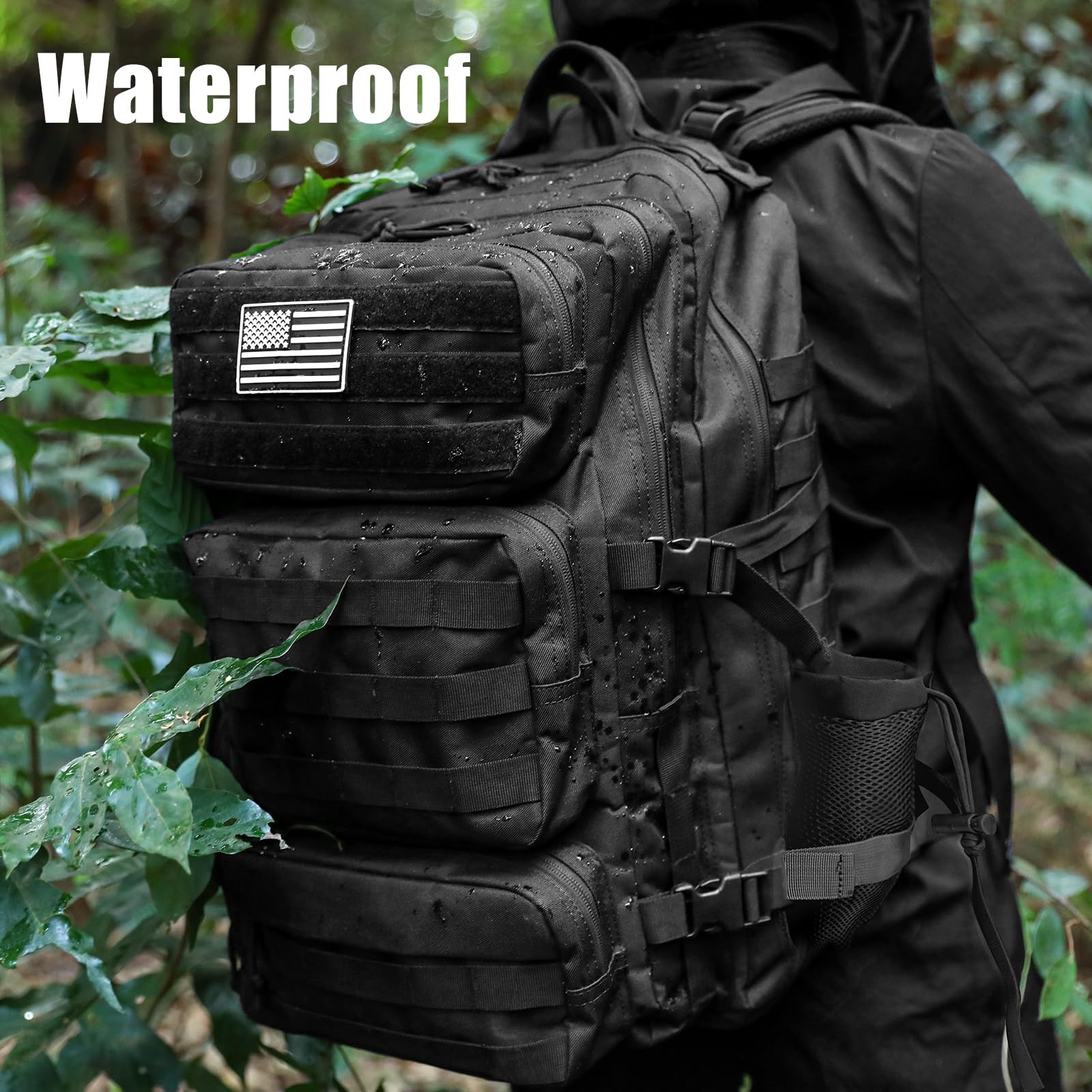 50L Military Tactical Backpack Large Day Backpack for Men Molle Army 3 Days A…