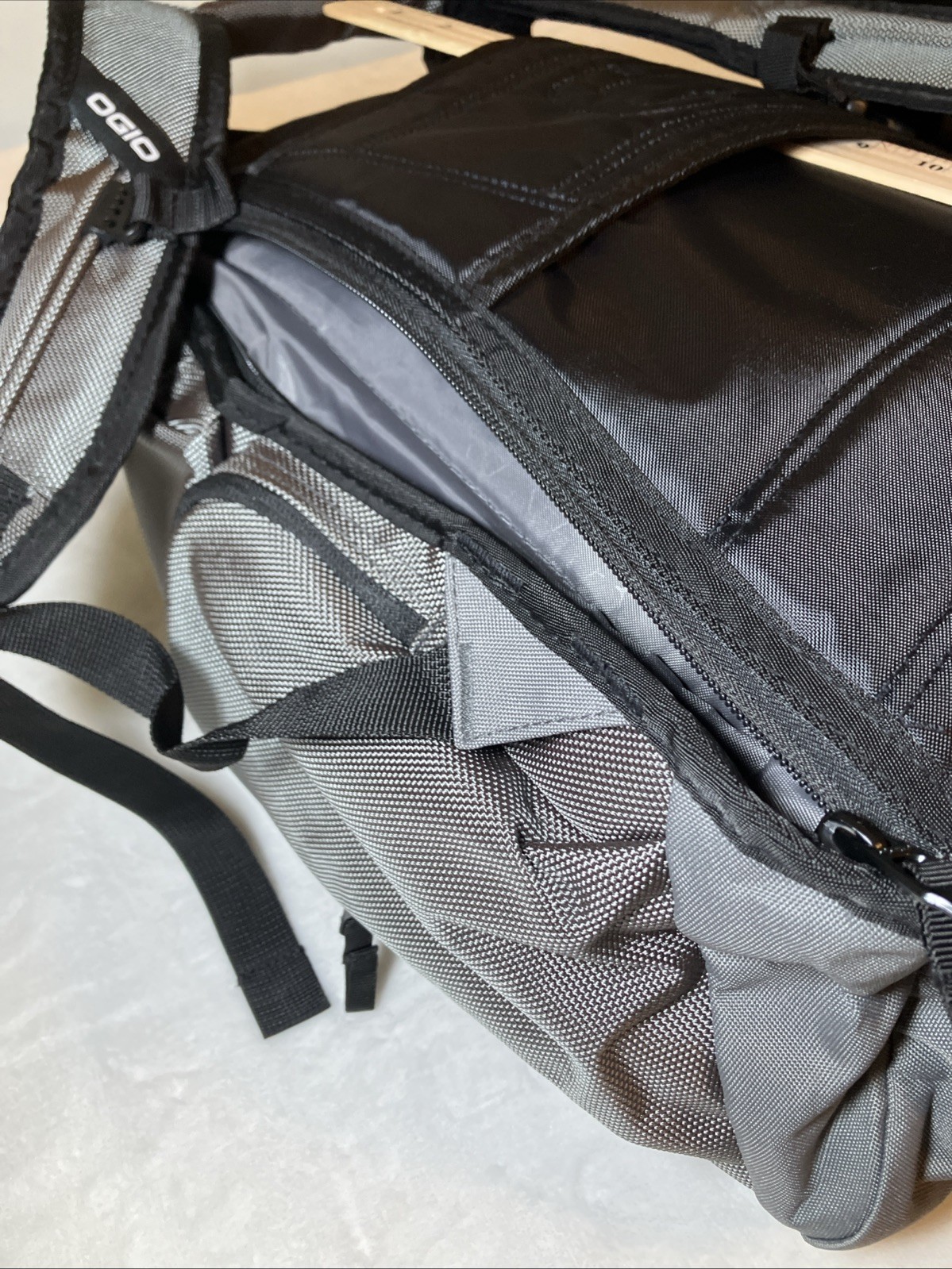 OGIO Metro Street Backpack, Gray, 9 External Pockets Tech Laptop, NWT, (Branded)