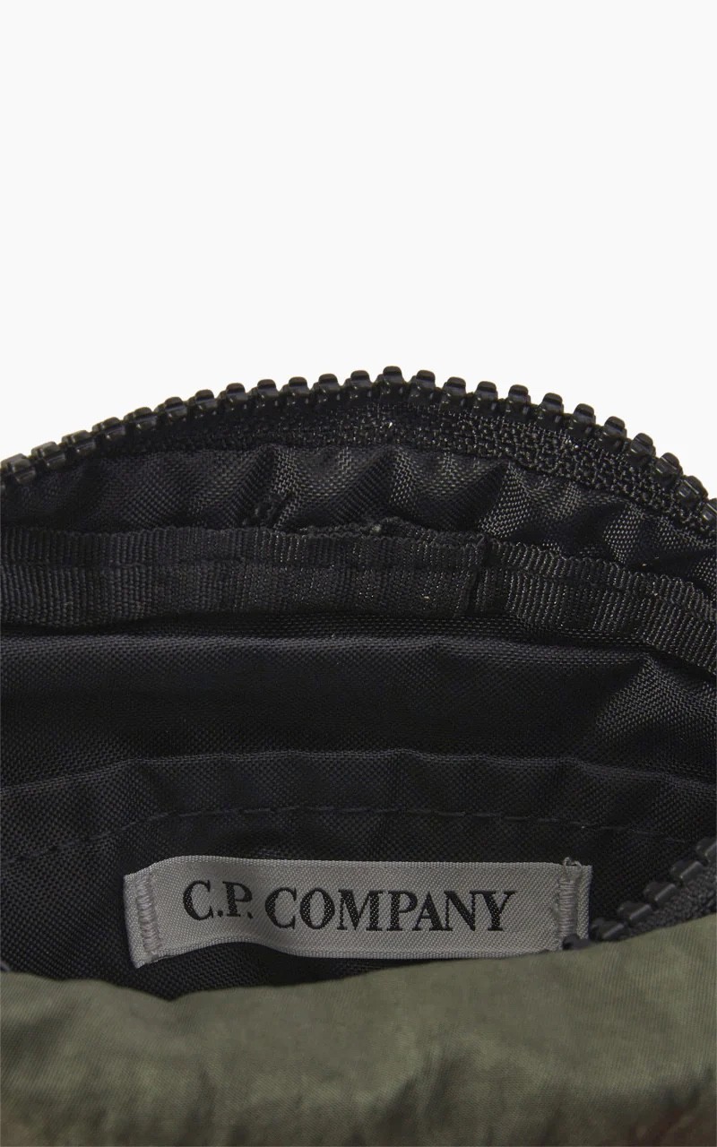 CP COMPANY – Nylon B Garment Dyed Messenger Lens Bag – Khaki / Bronze Green