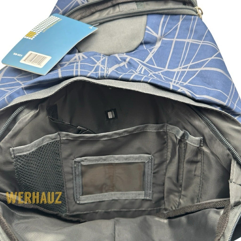 Everest Sling Bag Blue Grey