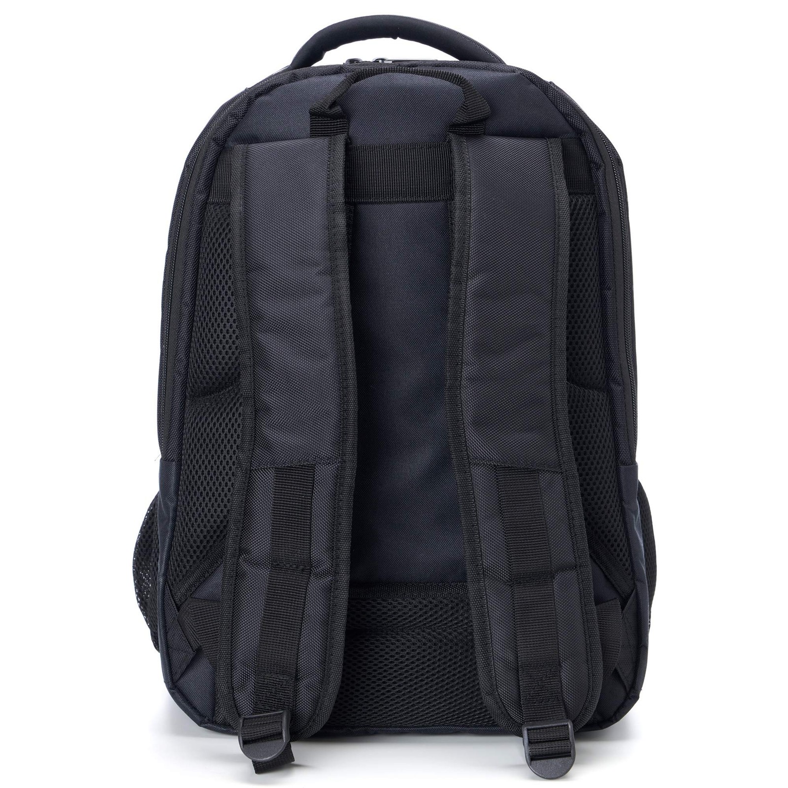 15.6″ Laptop Backpack with Sleeve, Durable Black Design for School or Travel