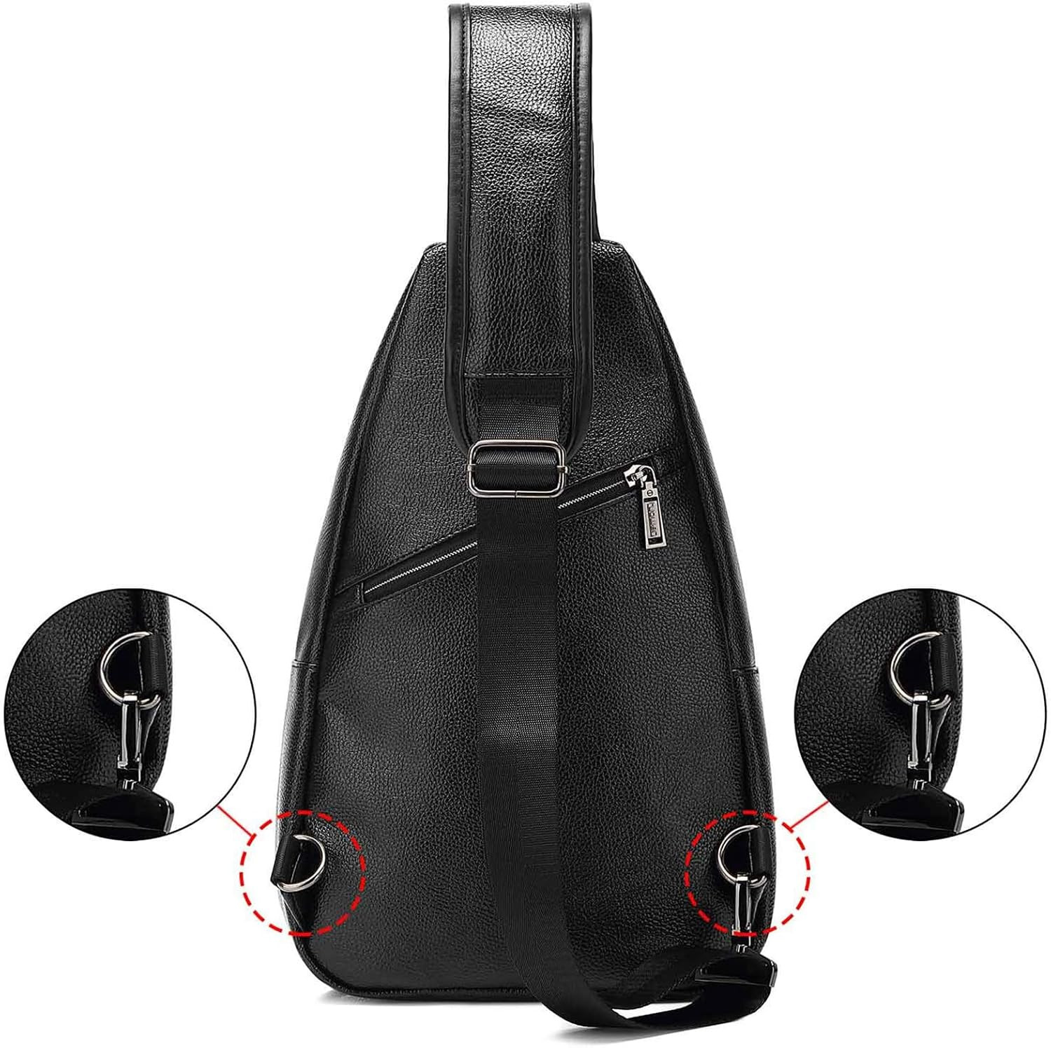 Small Sling Bag Crossbody Backpack over the Shoulder Bag for Men Women Travel Ou