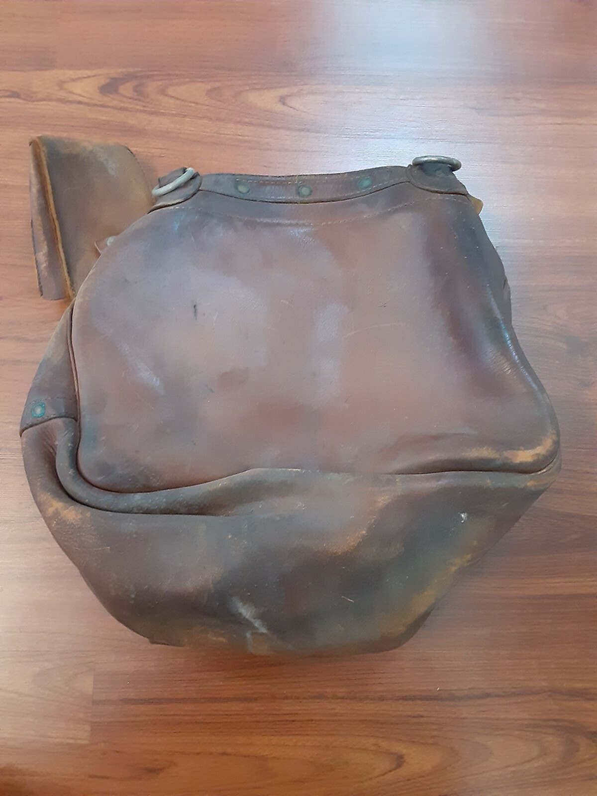 Rare Vintage USPS 1964 Byron U.S MAIL Mr Zip Postal Leather Carrier Bag w/ Pouch