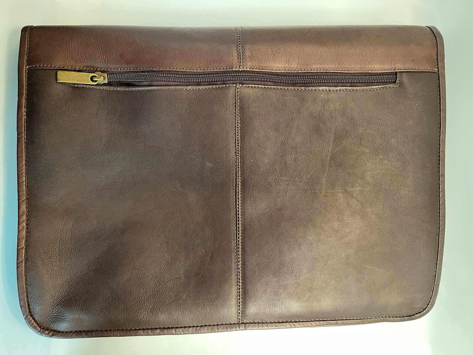 The Stoler Report – Vintage Genuine Leather Computer Portfolio w/ Storage