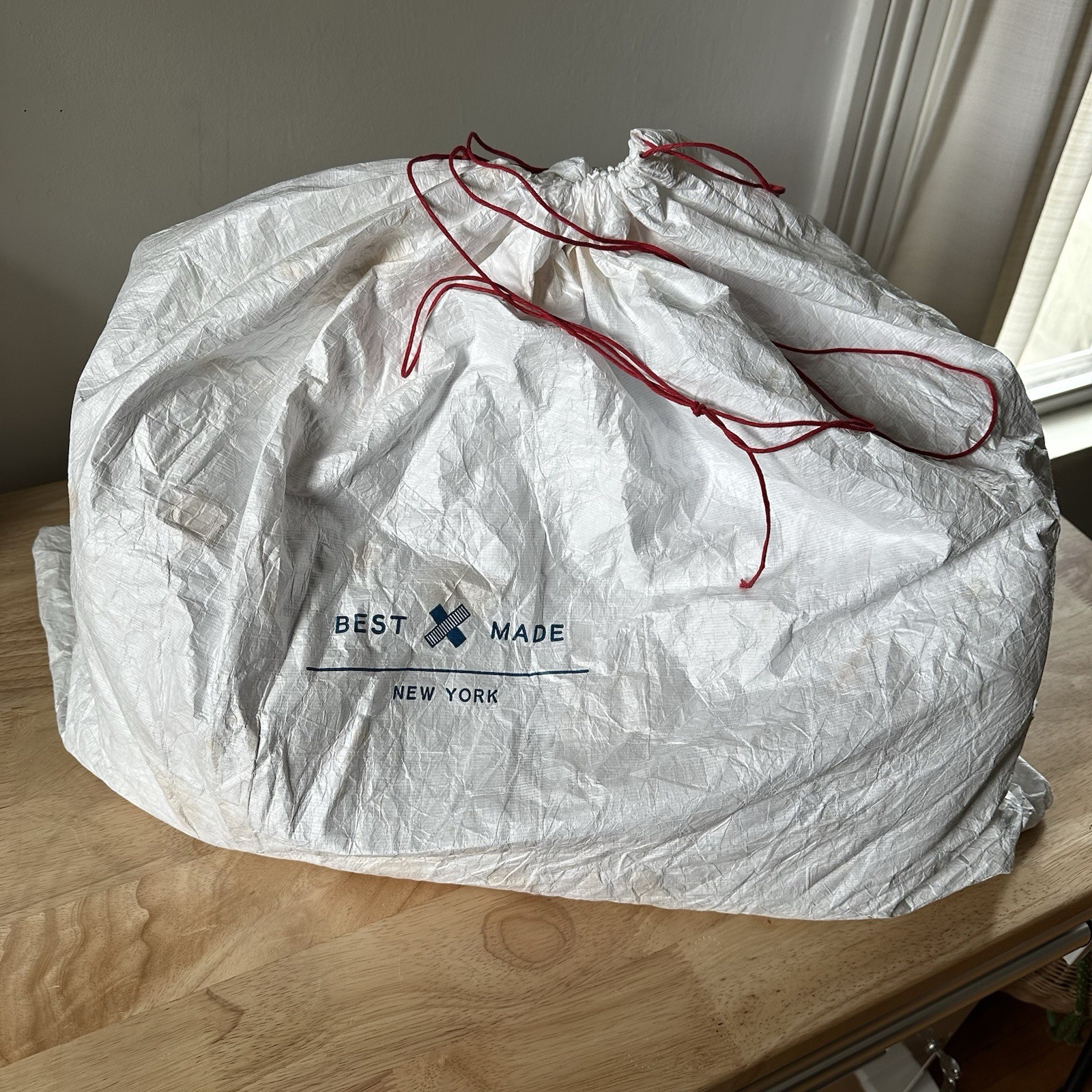 Best Made Co. Leather Duffle Bag Made in USA Natural Vegetable Tan NWT Rare 35L