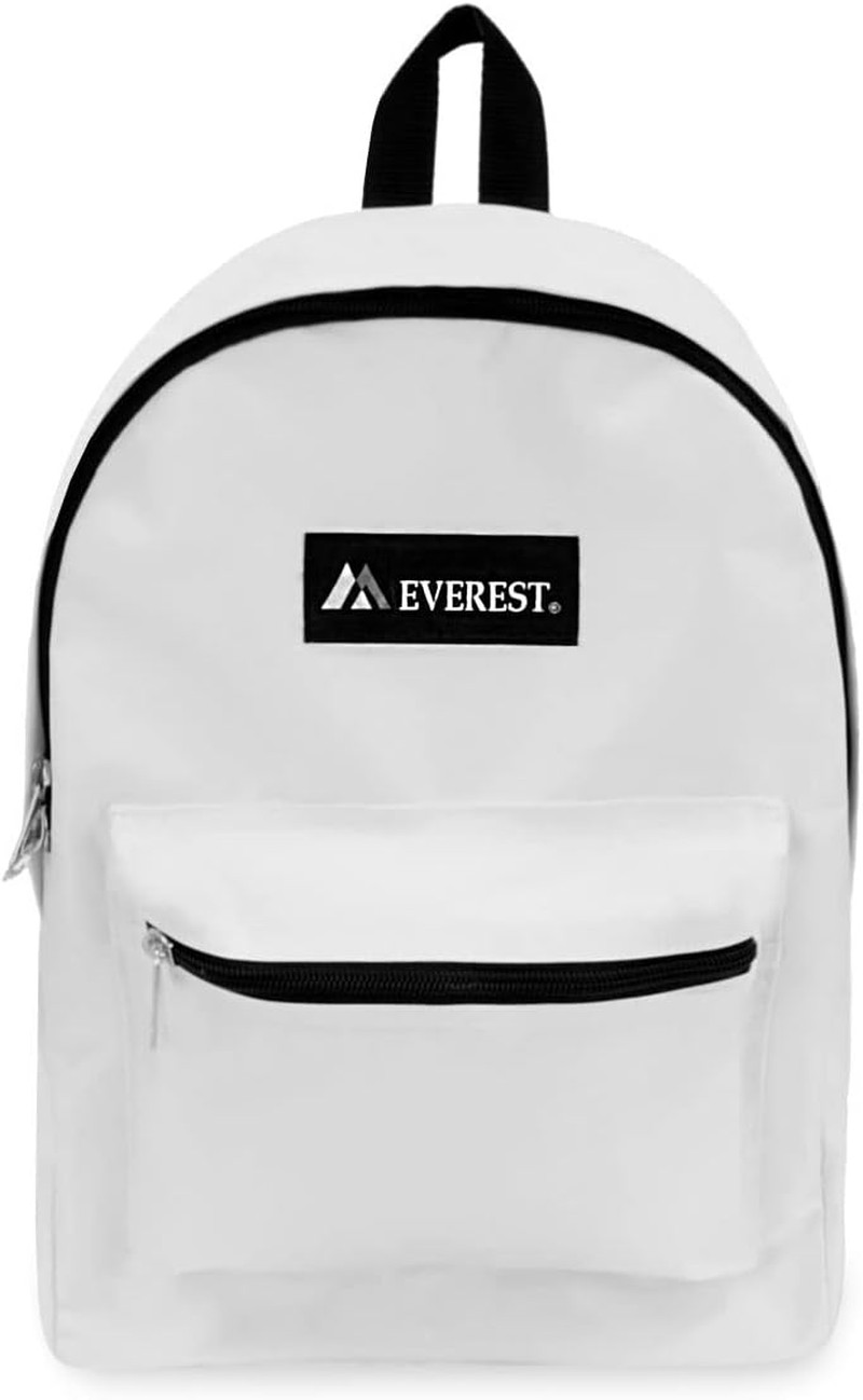 Luggage Basic Backpack, White, Medium