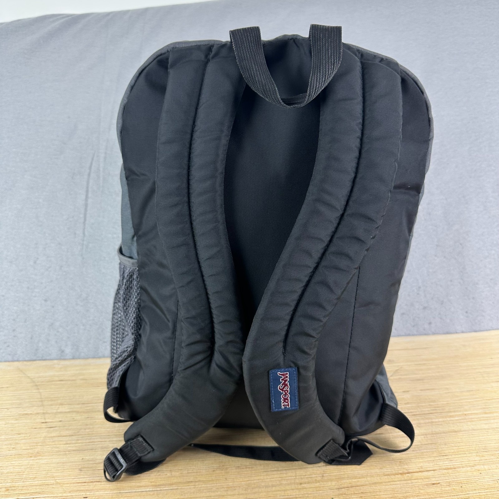 JanSport Big Student Backpack Laptop solid Gray Large 5 Pocket JS00TDN7