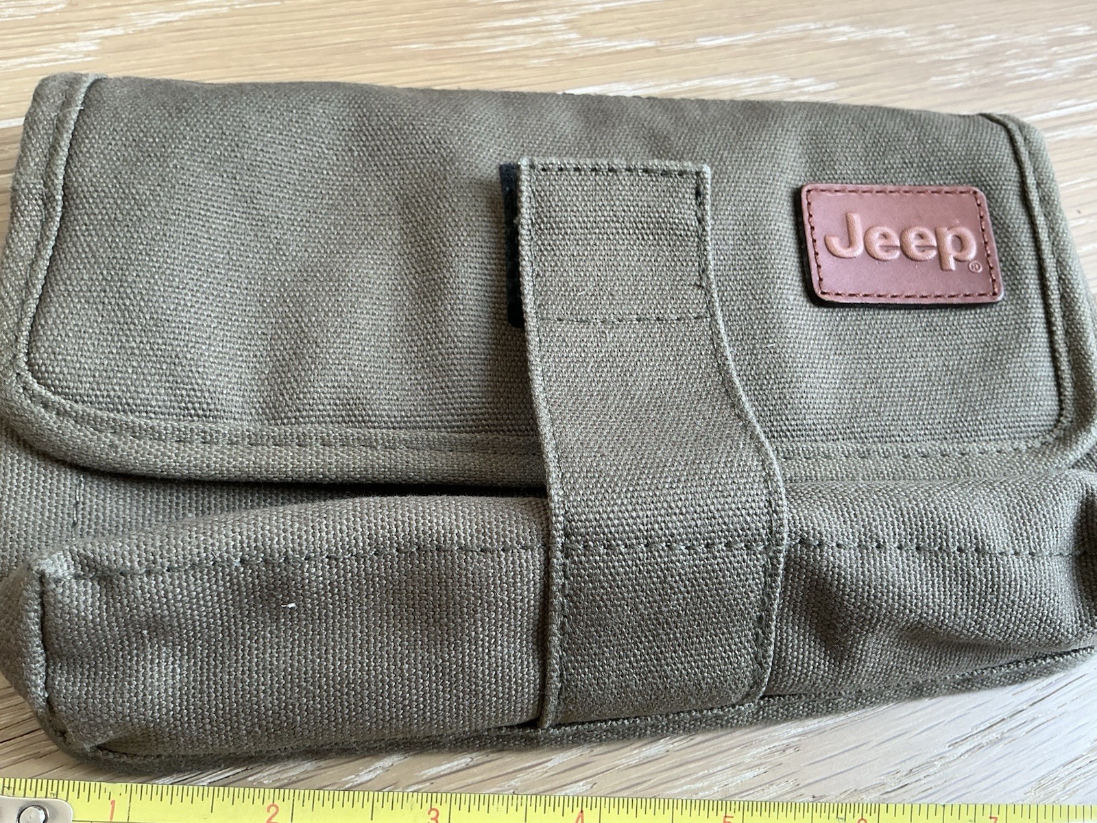 Jeep Durable Canvas Cloth EMPTY Case For User Guide Owners Manuals Pre-owned
