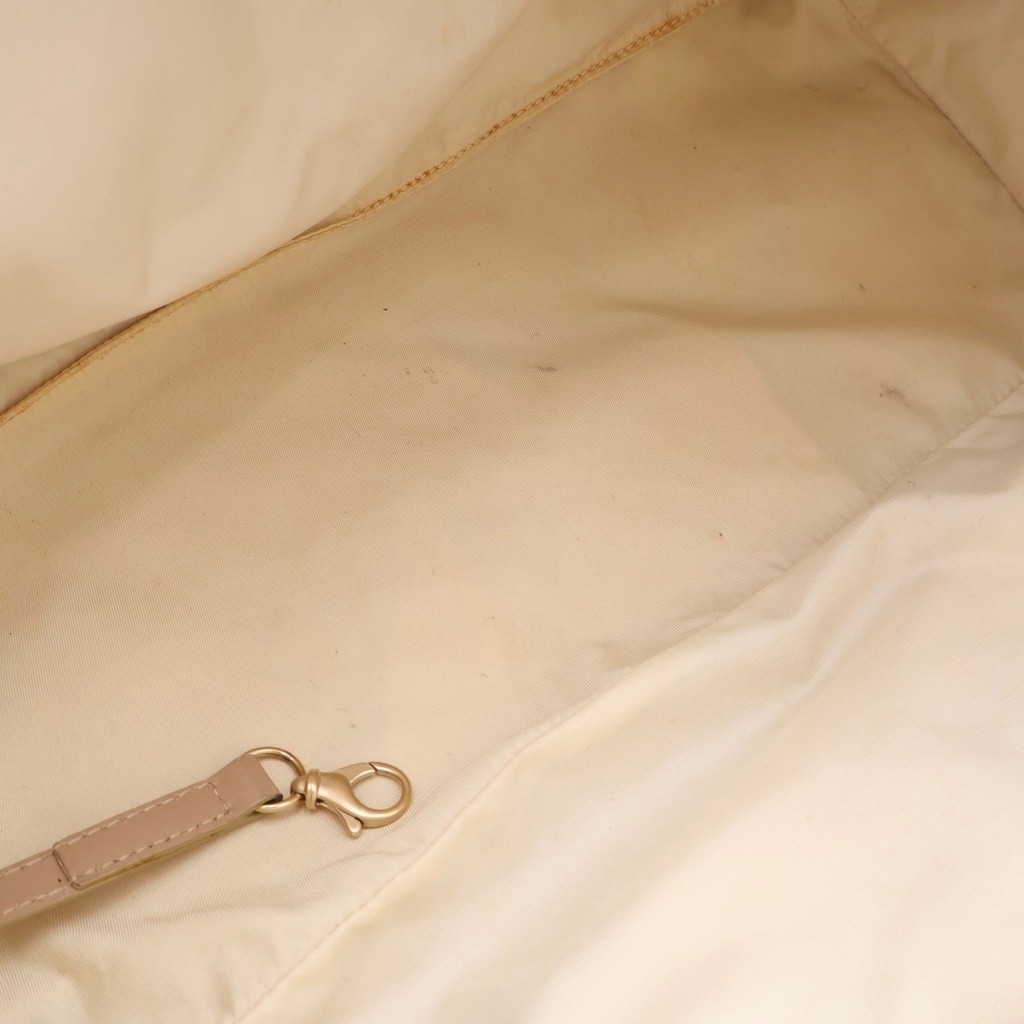 Chaneltravel Line Coco Mark Canvas Tote Bag Beige No. 8