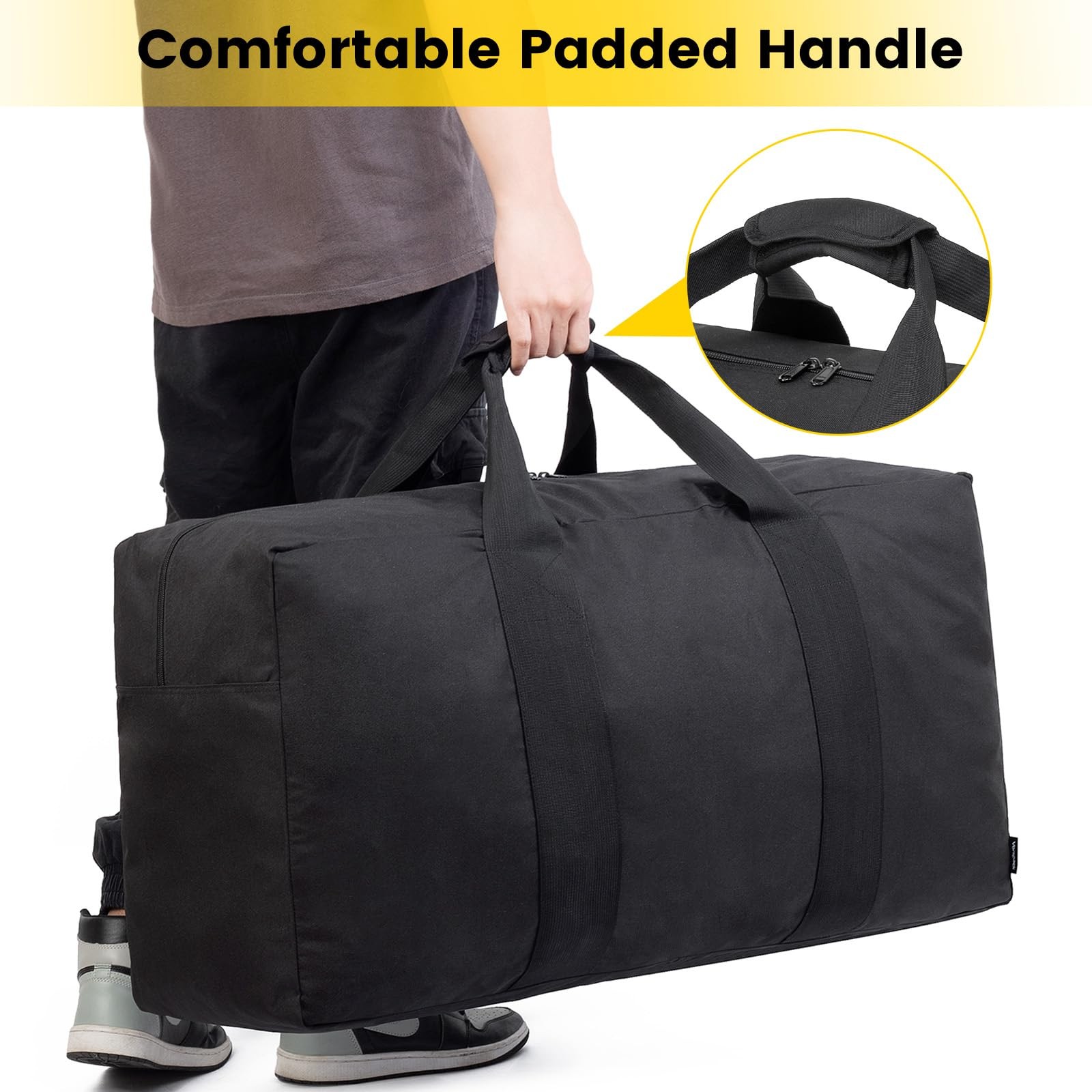 Vorspack Extra Large Duffle Bag for Travel – 100L Duffel Bag for Men Gear Bag fo