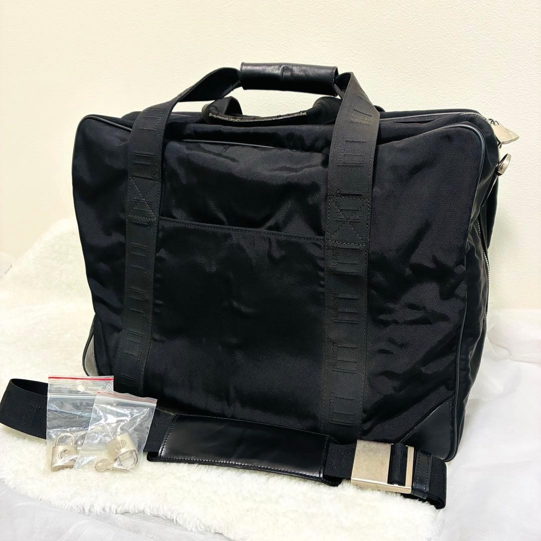Dunhill Black 2Way Business Shoulder Bag Large Padlock 44cm