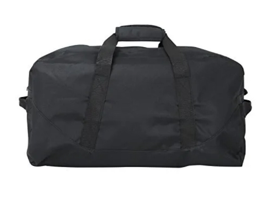 DALIX Unisex Duffle Bag Medium Black
