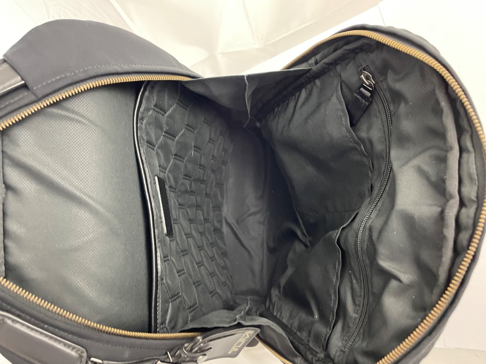 Tumi Harrison Bates Backpack Laptop Carry Bag Nylon Leather Black 66011D Rg $445