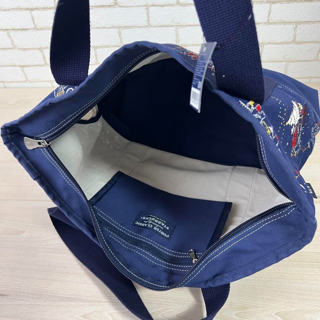 Yoshida&Co. Porter Classic × Starbucks Holyday Tote Bag JP W17.7″×H11.8″×D4.3″