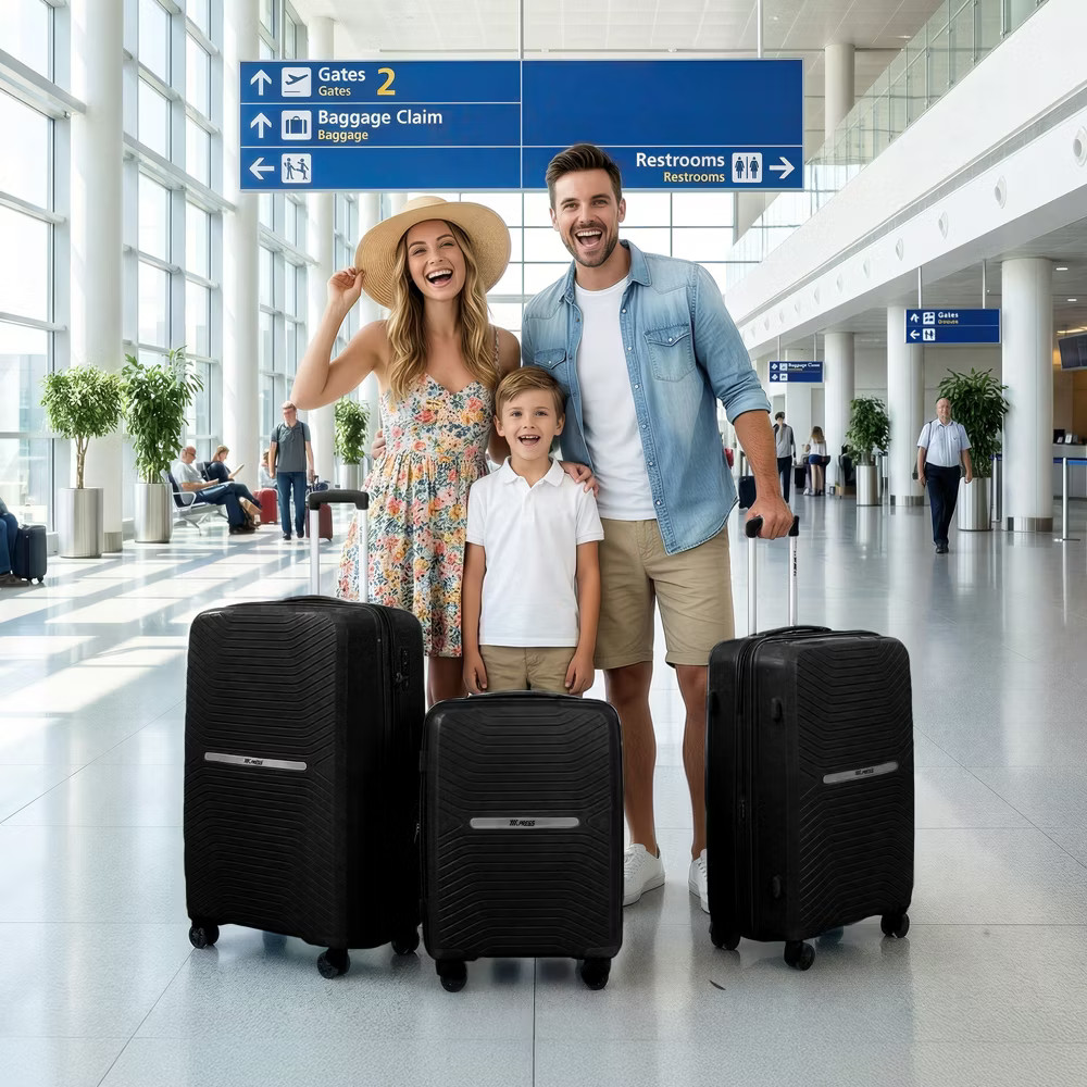 New York XPress 1380425″ Hardside Expandable 20% Checked Luggage Double