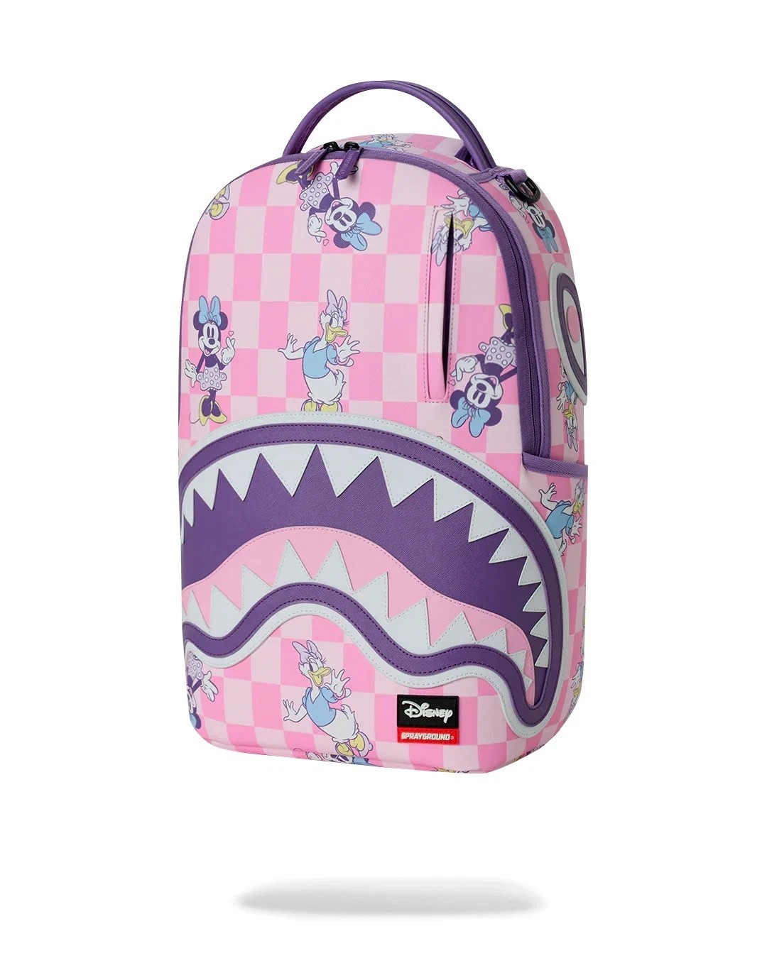 🔥🔥Sprayground Disney MINNIE DAISY CHECK Backpack New Pink Bookbag School Bag