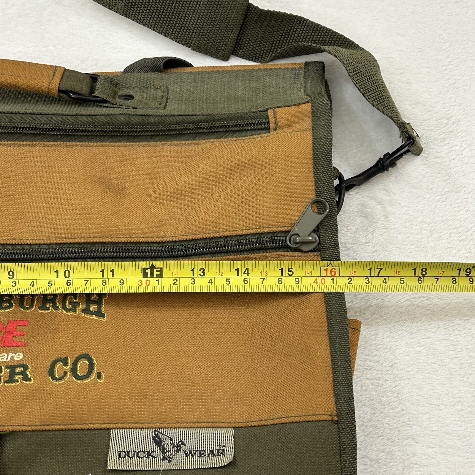 Ace Hardware Duck Wear Canvas Shoulder Messenger Laptop Tool Bag Brief Case