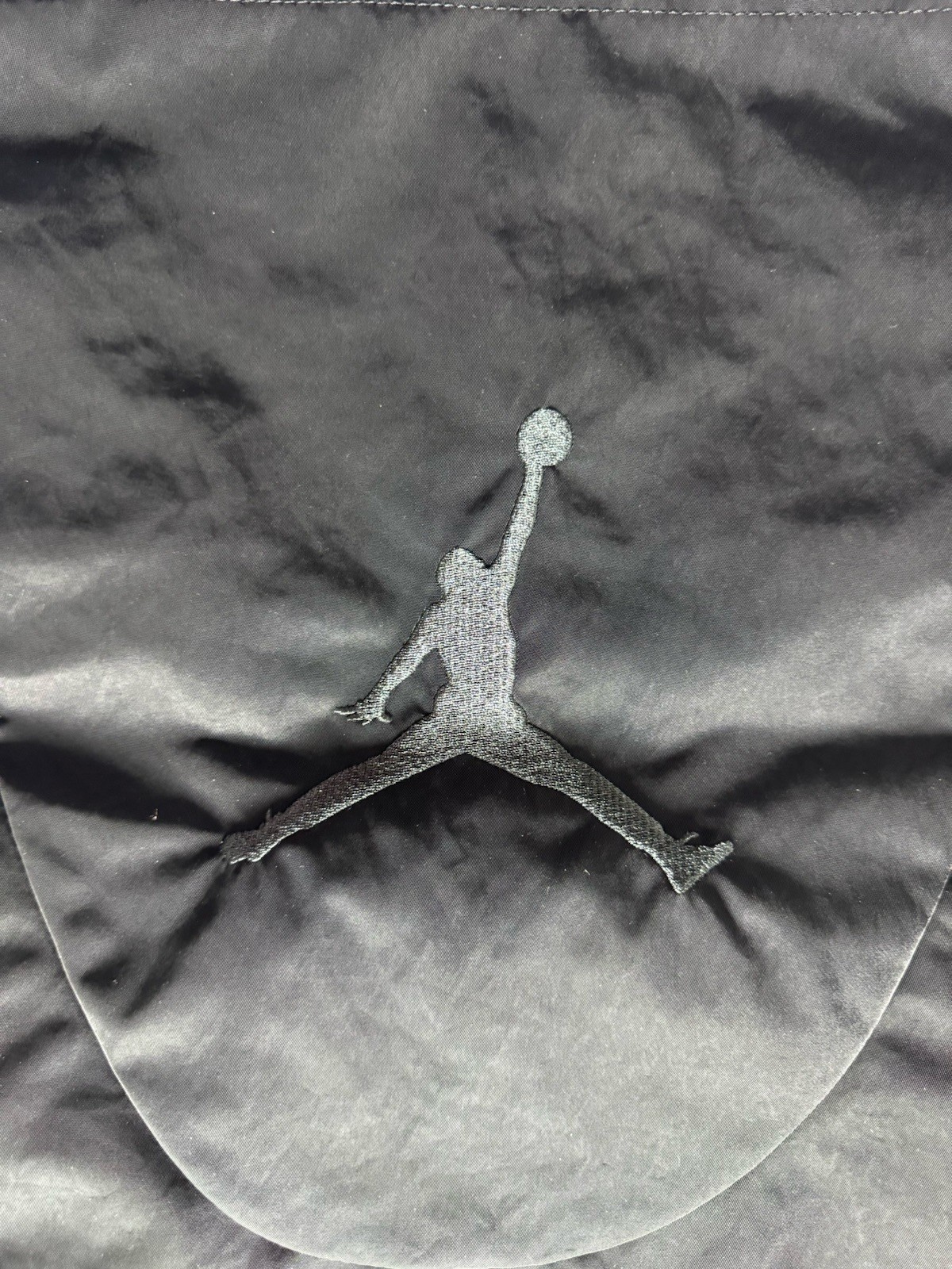 Jordan Jumpman Black Drawstring Gym Bag Lightweight Adjustable Shoulder Strap