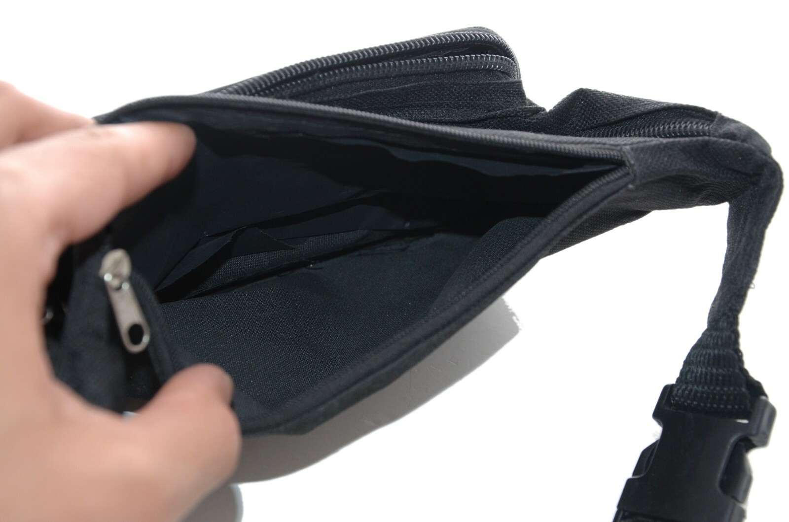 Women Men Waist Bag Belt Bum Hip Travel Purse Fanny Pack Black Fashion Sport Leg