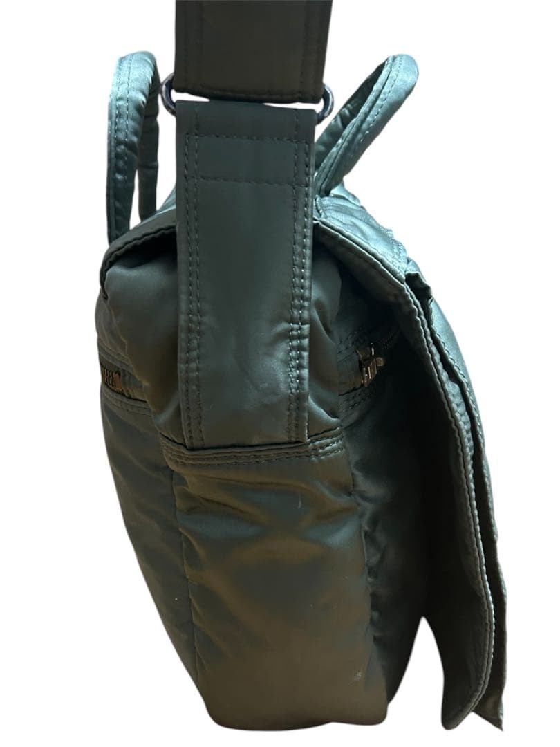 PORTER Yoshida TANKER 2WAY Shoulder Bag Sage Green made in Japan Authentic