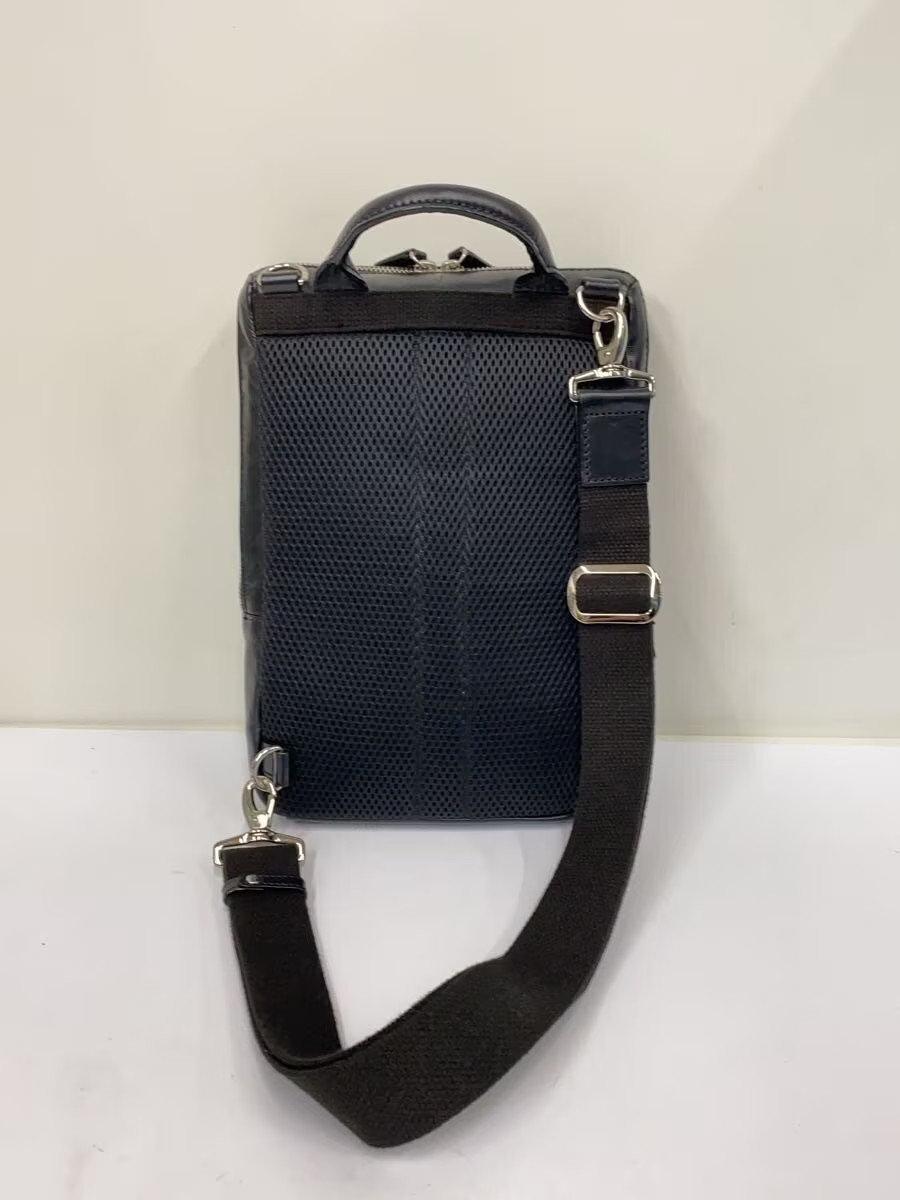ultima TOKYO Shoulder Bag Leather Black Solid Color
