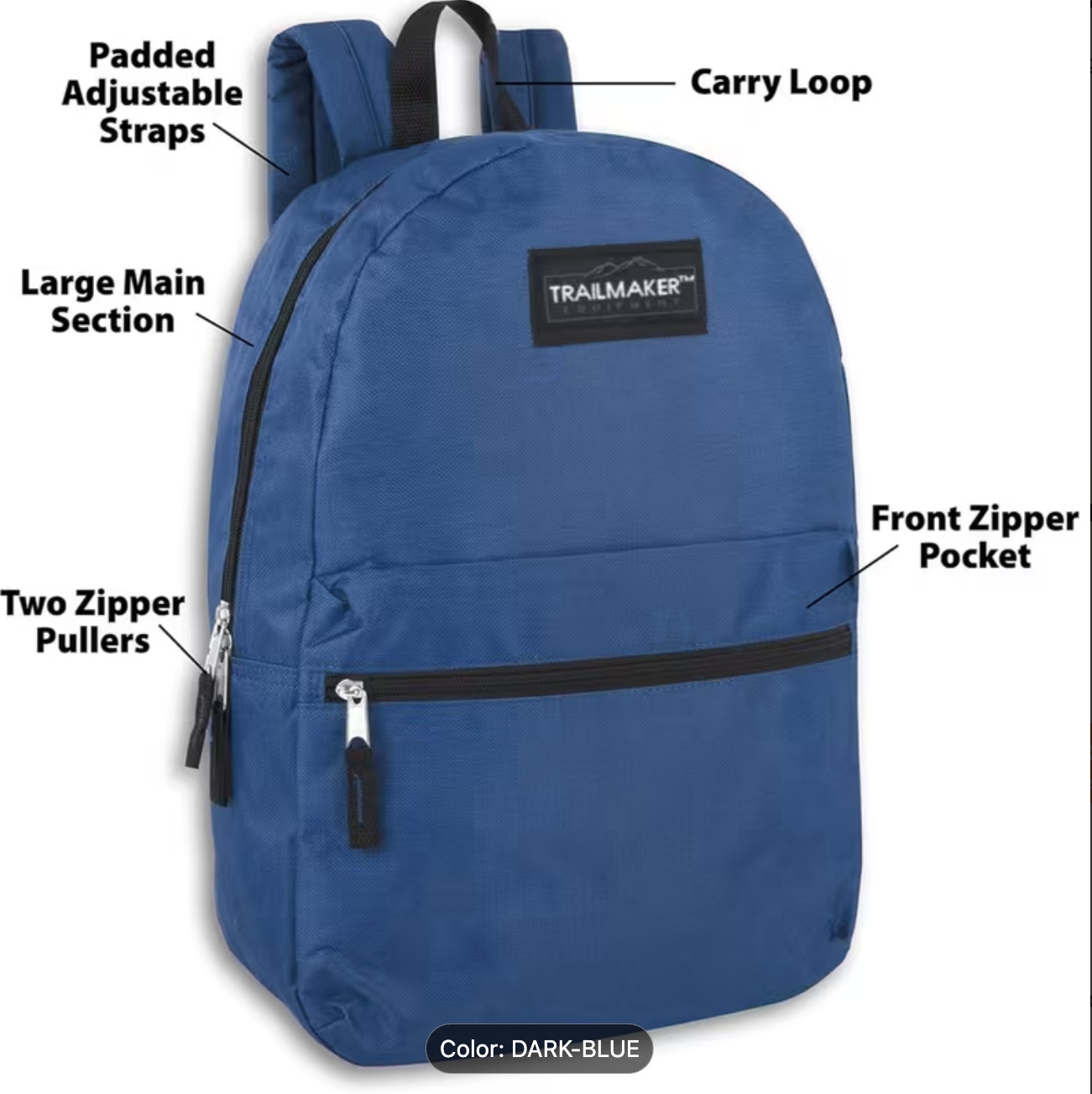 Trial Maker Backpack Bag for Hiking – Purple