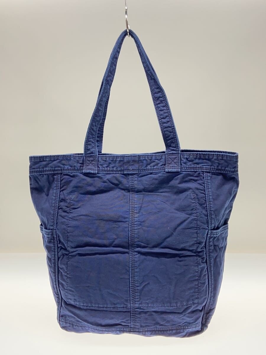 Authentic PORTER Deep Blue Navy Tote Bag 14cm Depth 37cm Height Adjustable Width