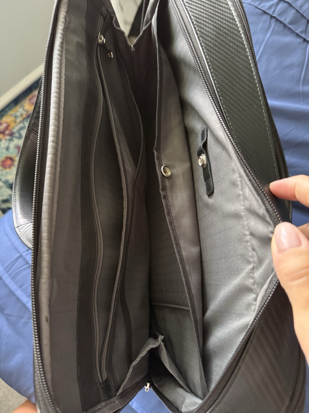 TUMI Black Business Briefcase/Laptop Bag – Excellent Condition