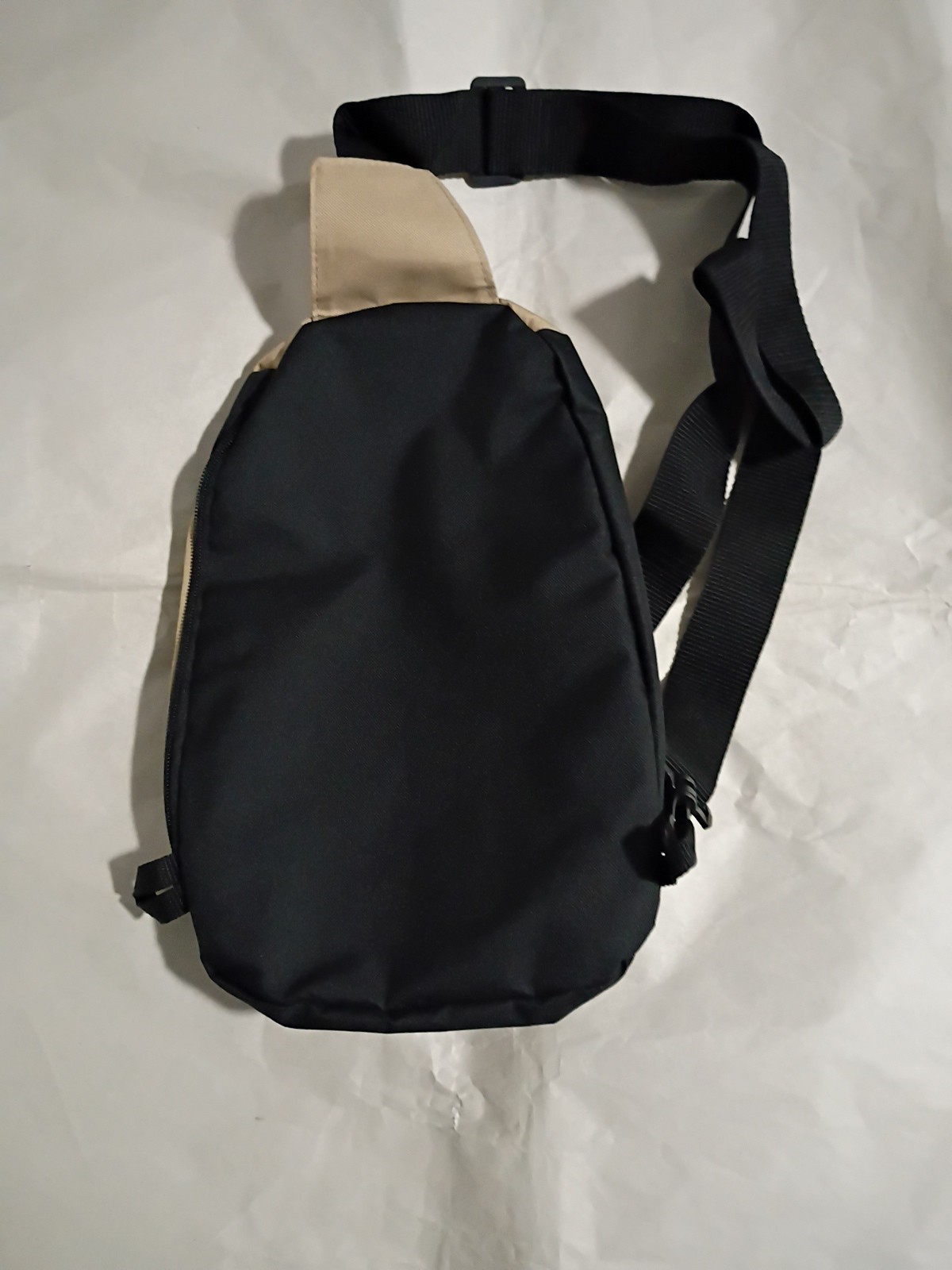 PUMA No 1 Logo Sidewall Sling Backpack Black/Tan