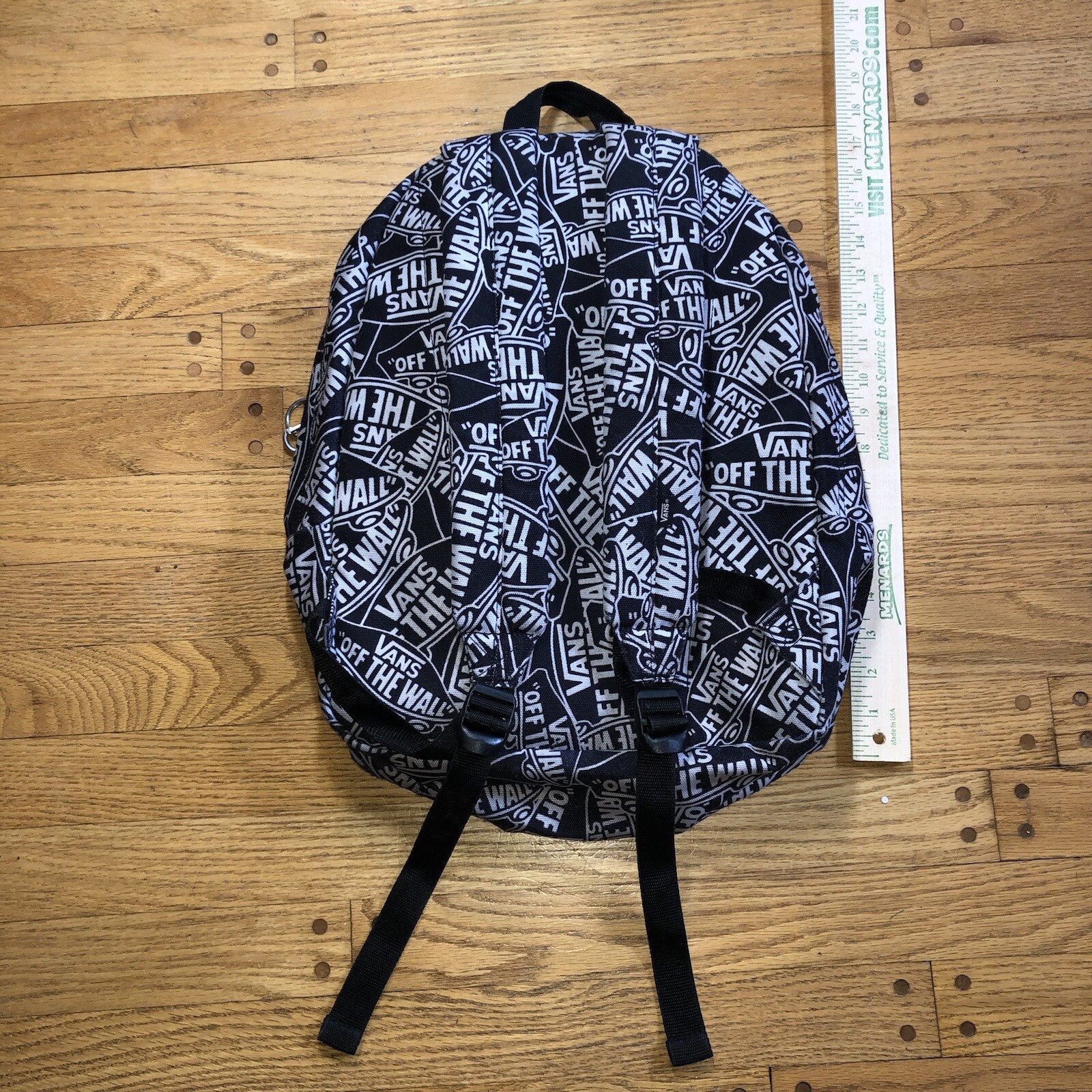 Vans Old Skool lll Off The Wall Black & White Backpack Logo Print